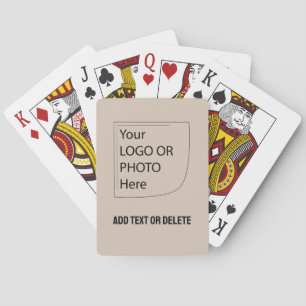 Trend Color Soft Taupe Logo Speelkaarten