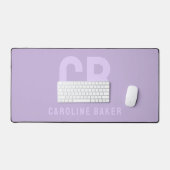 Trend Color Soft Violet Nom du bureau Mat (Clavier et souris)
