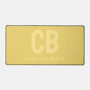 Trend Color Soft Yellow Nom de bureau Mat