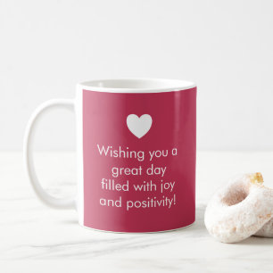 Trend Color Vibrant Magenta Name / Positivity Mug