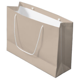 Trend Color - Zachte Taupe Grote Gift Bag Groot Cadeauzakje