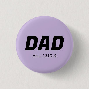 Trend Color - Zachte Violet Papa Button