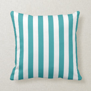 Trend Colors Modern Green White Stripes Elegant Kussen