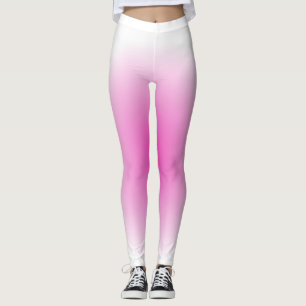 Trend Elegante Moderne Sjabloon Roze Gradiënt Vrou Leggings