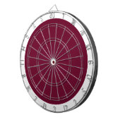 Trend Kleur Donker Bourgondië Dart Board Dartbord (Voorkant Rechts)