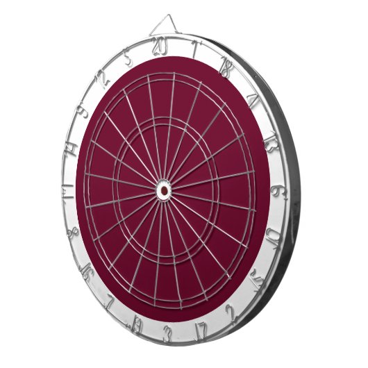 Trend Kleur Donker Bourgondië Dart Board Dartbord (Voorkant Rechts)