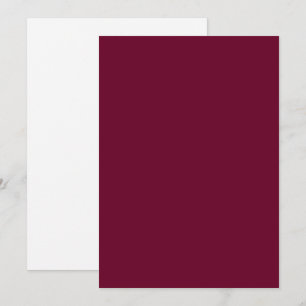 Trend Kleur - Donker Bourgondië Kerstkaart