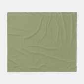 Trend kleur - Reed Green Fleece Deken (Voorkant (Horizontaal))