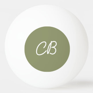 Trend Kleur Reed Groen Monogram Ping Pong Ball