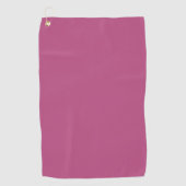 Trend Kleur Roze Paarse Berry Golf Handdoek (Voorkant)