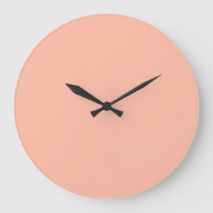 Trend Kleur Soft Peach Grote Wandklok Klok
