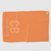 Trend Kleur Verse Tangerine Golf Handdoek (Horizontaal)