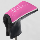 Trend-kleur voor hot-roze Mode Golfheadcover (3/4 voorkant)