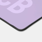 Trend Kleur Zacht Violet Monogram Bureaumat (Hoek)