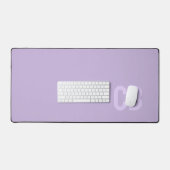 Trend Kleur Zacht Violet Monogram Bureaumat (Keyboard & Muis)