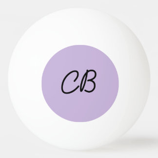 Trend Kleur Zacht Violet Monogram Ping Pong Ball