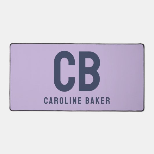 Trend Kleur Zacht Violet Naam Bureaumat (Voorkant)