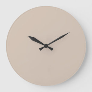 Trend Kleur Zachte Taupe Grote Wandklok Klok