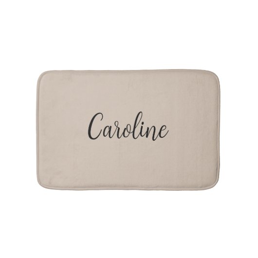 Trend Kleur Zachte Taupe Naam Badmat (Voorkant)