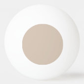 Trend Kleur Zachte Taupe Ping Pong Ball (Achterkant)