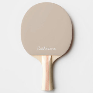 Trend Kleur Zachte Taupe Ping Pong Paddle Tafeltennisbatje