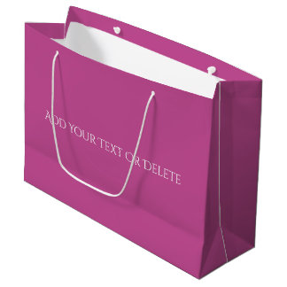 Trend Kleuren - Berry Roze Grote Gift Bag Groot Cadeauzakje