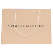 Trend kleuren - Peach Blush Grote Gift Bag Groot Cadeauzakje (Voorkant)