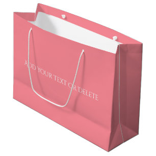 Trend Kleuren - Watermeloen Roze Grote Geschenktas Groot Cadeauzakje