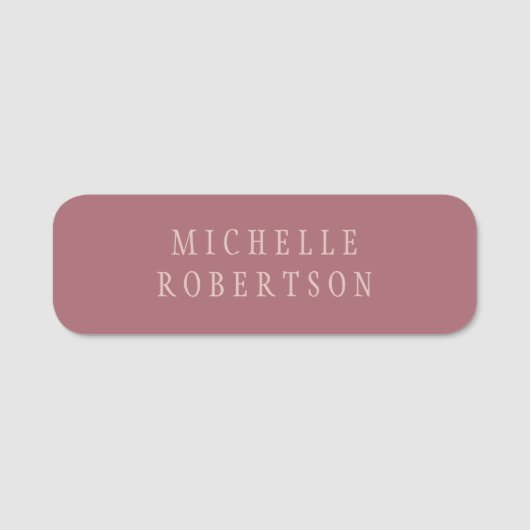 Trend Roos Dust Gold Creative Unique Classical Naamplaatje (Voorkant)