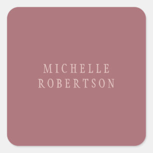 Trend Roos Dust Gold Creative Unique Classical Vierkante Sticker