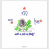 Trend setting Fun Sticker (Vel)