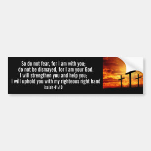 TRENDIGE CHRISTELIJKE BIJBELVERS ZONSONDERGANG KRU BUMPERSTICKER