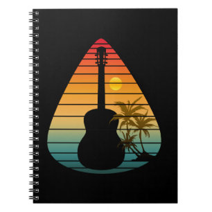 TRENDIGE GUITAR PICK ZONSONDERGANG NOTITIEBOEK