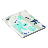 Trending abstract Patroon lichte kleur bloemblob Notitieblok (Schuin)