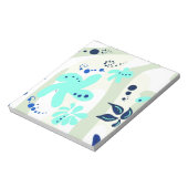 Trending abstract Patroon lichte kleur bloemblob Notitieblok (Gedraaid)