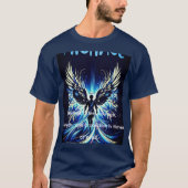 Trending Blue Angel Michel Basic T-Shirt by Zazzle (Voorkant)