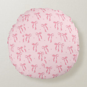 Trending Bow Round Coussin - Chic & Cosy Décor