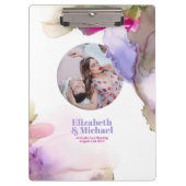 Trending Clipboard Moody Waterverf PHOTO en TEXT Klembord (Voorkant)