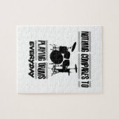 Trending Drummer-design Legpuzzel (Horizontaal)
