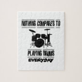Trending Drummer-design Legpuzzel (Verticaal)