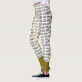 Trending flower Grass Capri Leggings (Gauche)