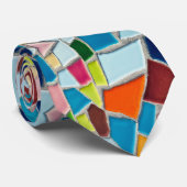 Trending FunkyTerrazzo Cravate coloré (Roulé)