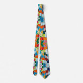 Trending FunkyTerrazzo Cravate coloré (Dos)