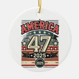 Trending-geïnspireerd ontwerp voor 2025 keramisch ornament