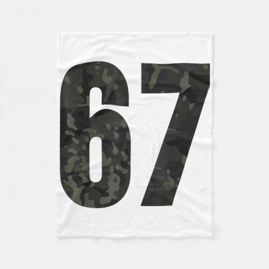 Trending Gen Alpha Zes Zeven 6 7 Meme Cam Multi Ca Fleece Deken (Voorkant)