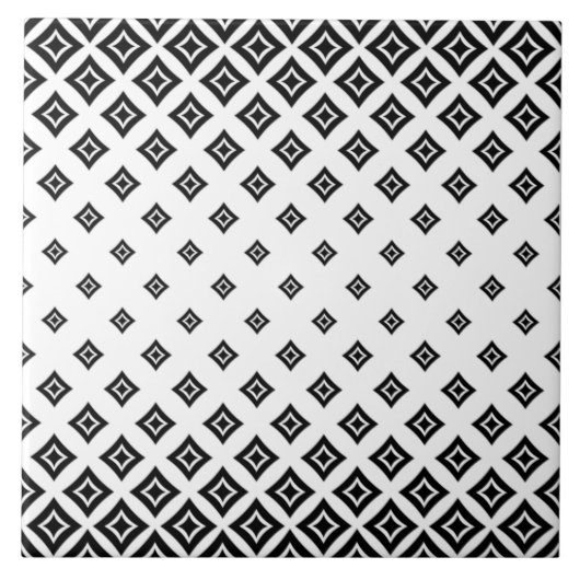 Trending Geometric Square Pattern Ceramic Tegel Tegeltje (Voorkant)