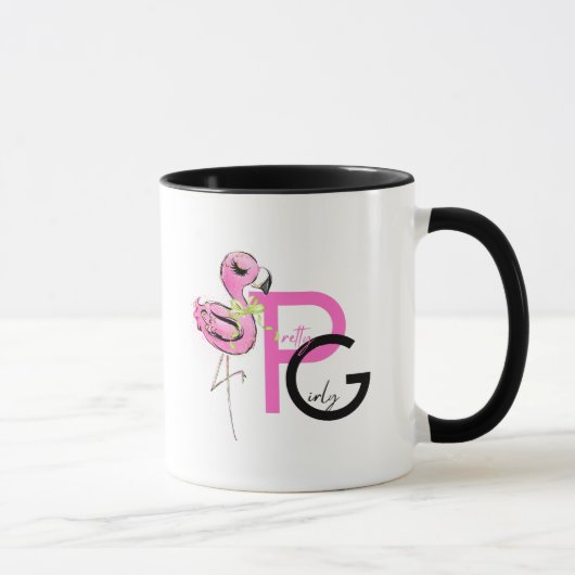 Trending  Girly Mode Decor Gifts Flamingo Mok (Rechts)
