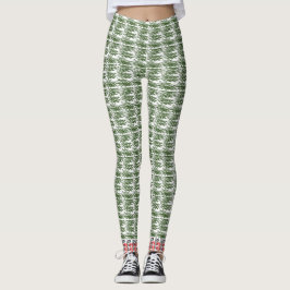 Trending Groen Grass Capri Leggings