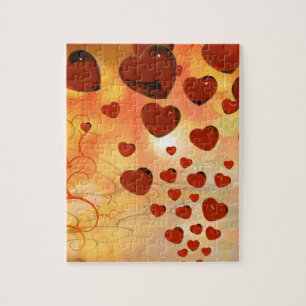 Trending love hararts, accessoires. Valentijnsdag Legpuzzel