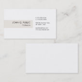 Trending Minimalistisch Eenvoudig Chique Ontwerp M Visitekaartje (Voorkant / Achterkant)